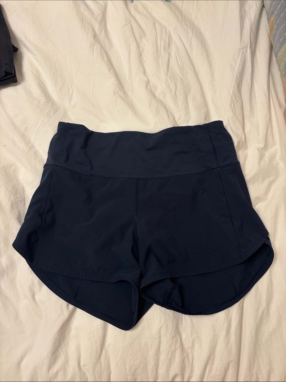 Lululemon High Rise Speed Up Short Navy 6